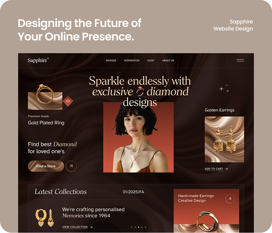Sapphire Website Design